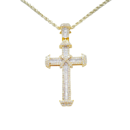 10K Gold 1.98 Diamond Cross