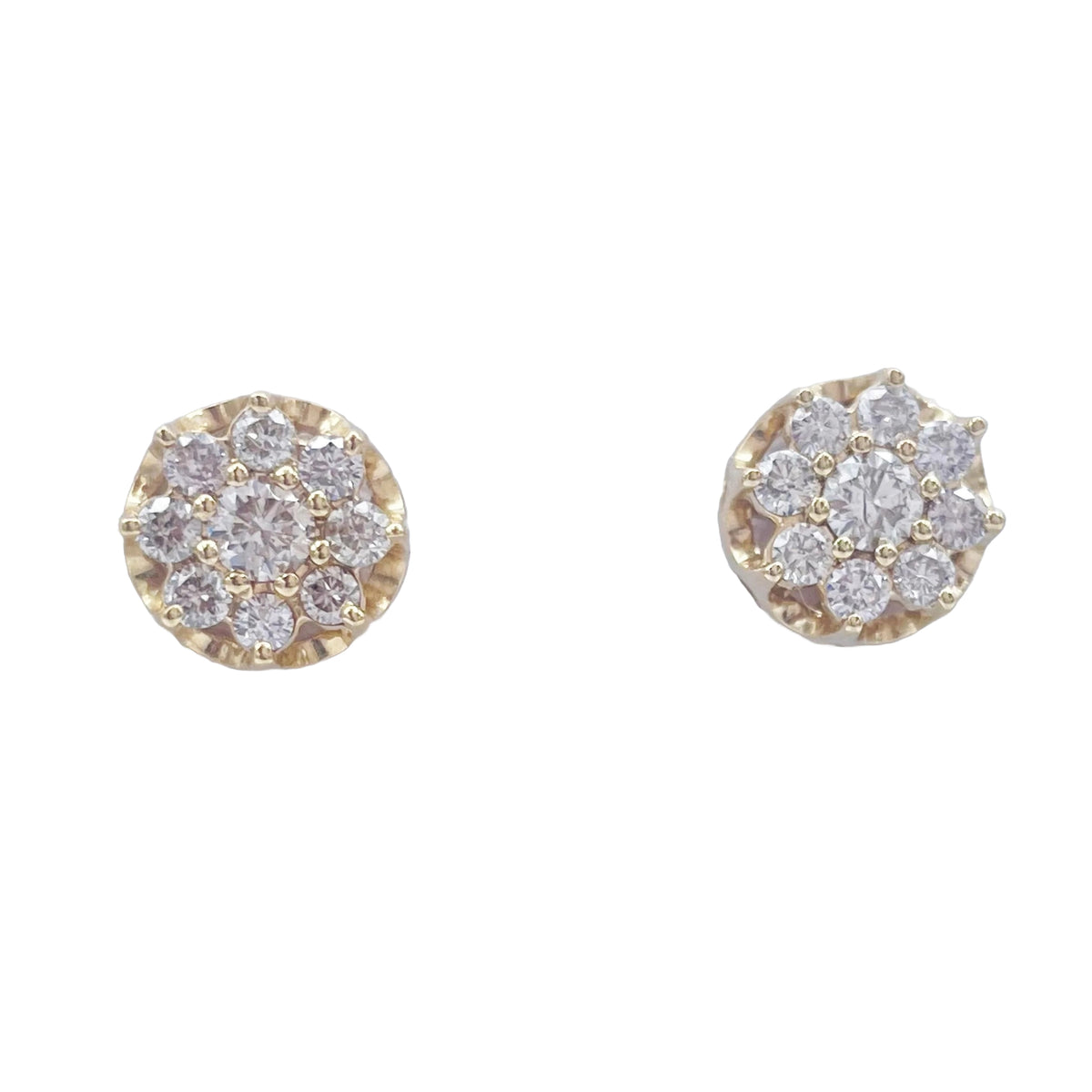 10K Gold .73 Ctw Diamond Earring