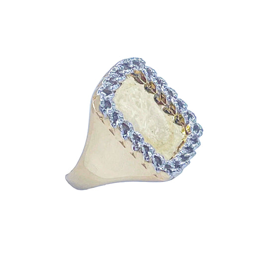 10K Gold .24 Ctw Diamond memory Ring