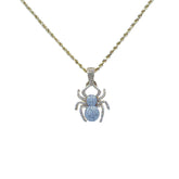 10K Gold .50 Ctw Diamond Spider Charm