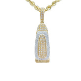 10k Gold .40 Ctw Diamond Clipper Charm