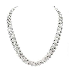 Moissanite Cuban Chain 16mm 32.45 cwt