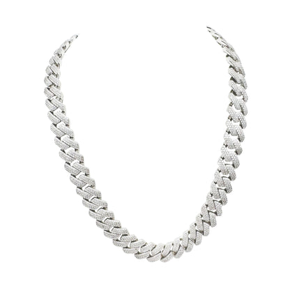 Moissanite Cuban Chain 16mm 32.45 cwt