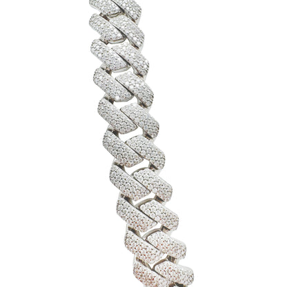 Moissanite Cuban Chain 16mm 32.45 cwt