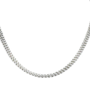 Moissanite cuban chain 6mm 7.88 cwt