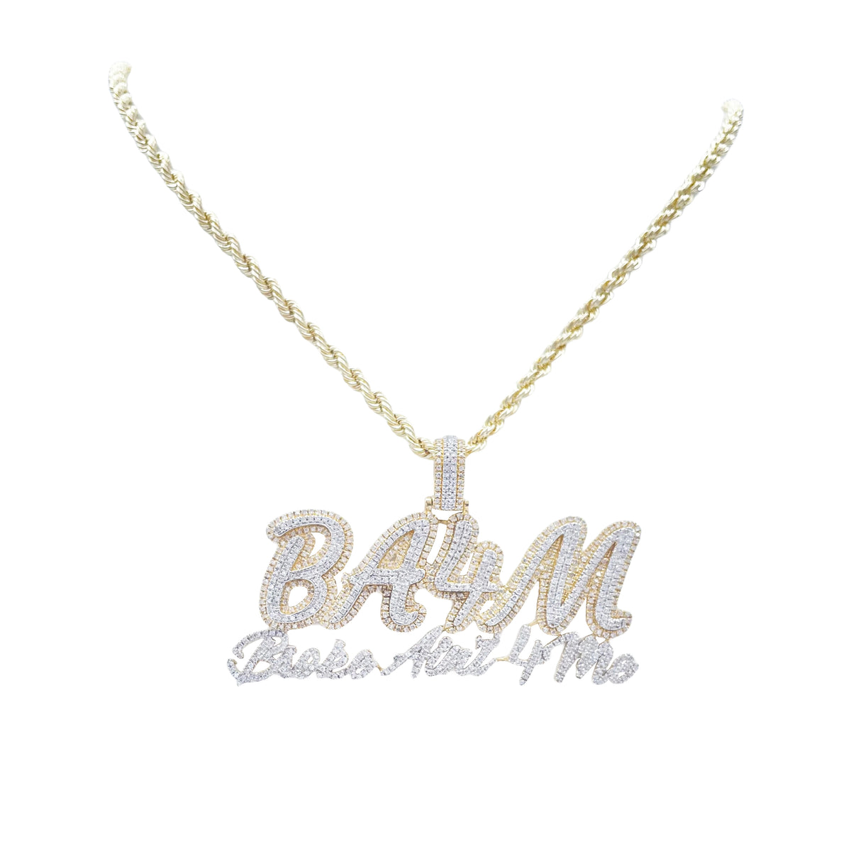 10K Gold 1.99 Ctw Diamond BA4M Charm