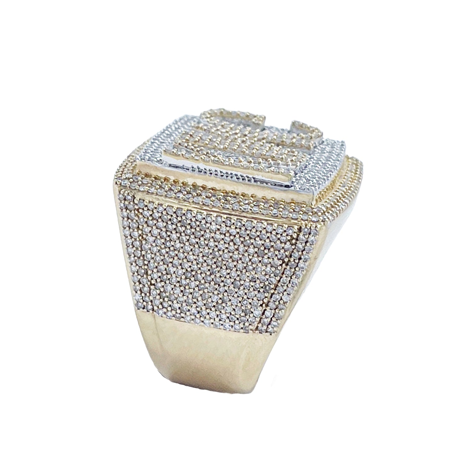 10k Gold 2.79 Ctw Diamond King Ring