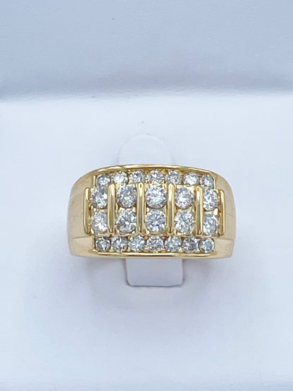 10K Gold 2 Ctw Diamond Ring