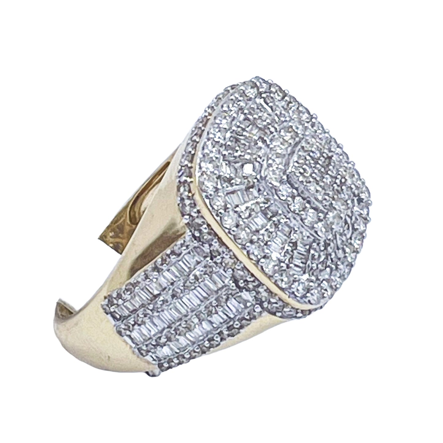 10K Gold 2.91 Ctw Diamond Ring