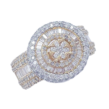 10k Gold 3.14 Ctw Diamond Ring