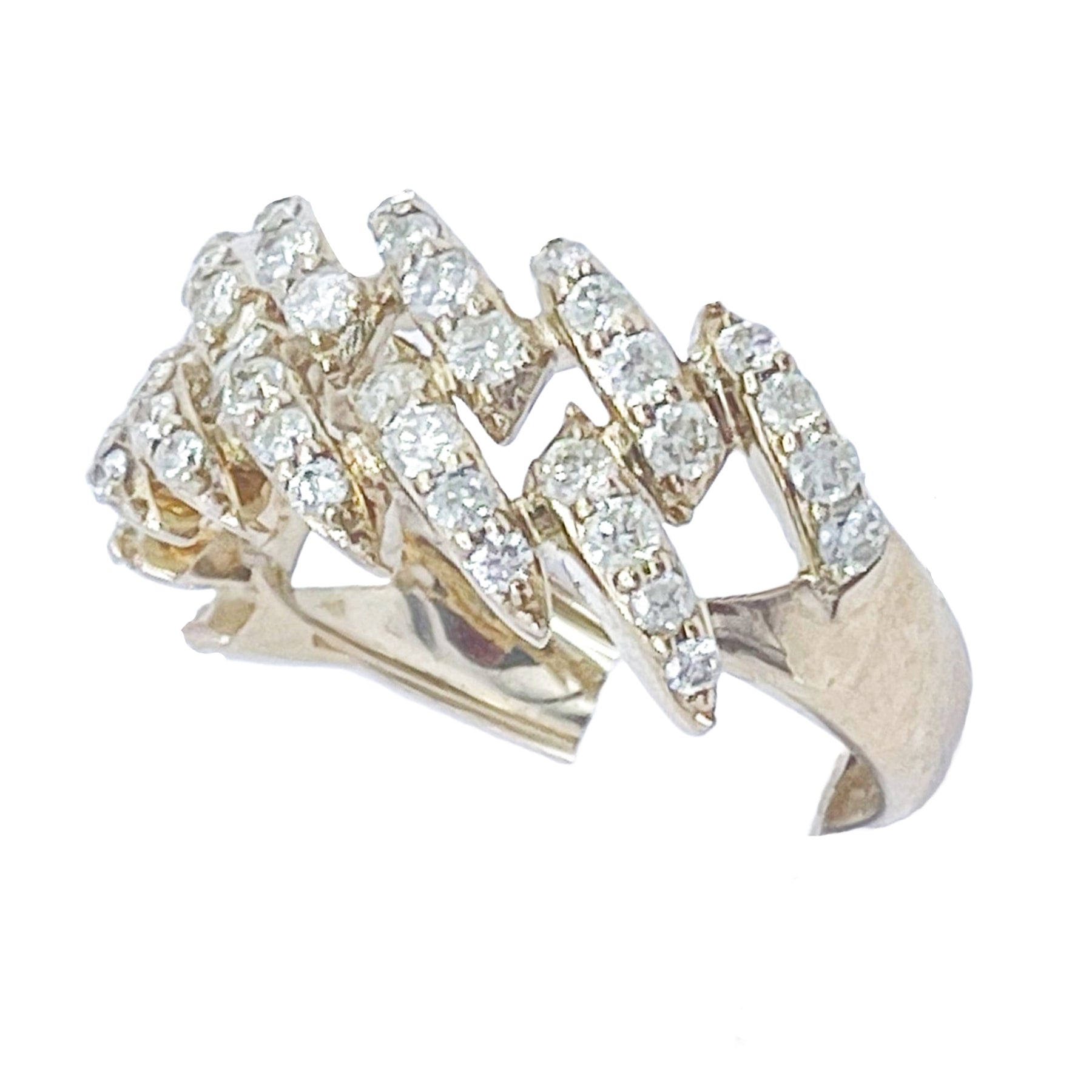 10k Gold 1.15 Ctw Diamond Ring